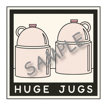 Single Sticker | 2, 3, 4, 6 inches (HJ)