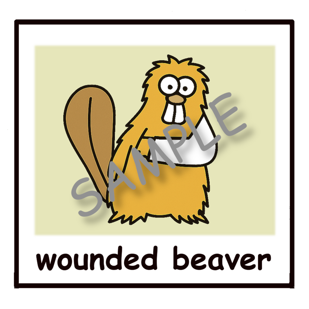 Single Sticker | 2, 3, 4, 6 inches (WBe)